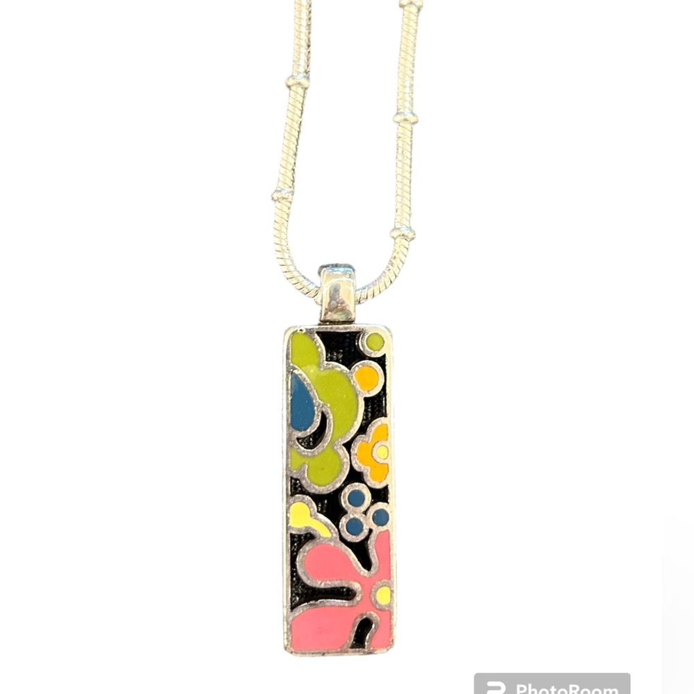 Brighton flowers and plants necklace